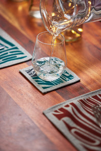 Coaster Set of 4 - Dynamic Raven