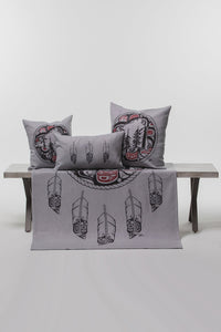 Chloe Angus Design Spirit Blanket with Great Bear Rainforest print by KC Hall