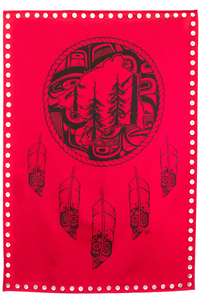 Spirit Blanket - Great Bear Rainforest with Shell Buttons