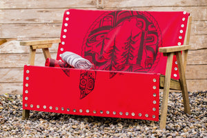 Spirit Blanket - Great Bear Rainforest with Shell Buttons