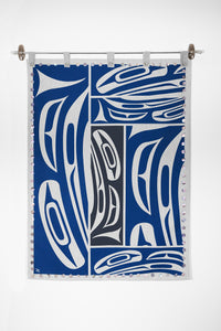 Spirit Blanket - Dynamic Raven with Shell Buttons