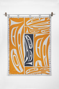 Spirit Blanket - Dynamic Raven with Shell Buttons