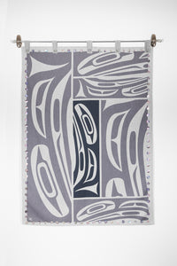 Spirit Blanket - Dynamic Raven with Shell Buttons