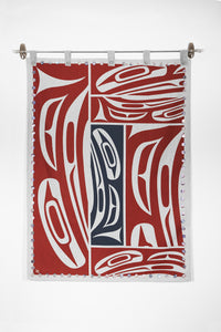 Spirit Blanket - Dynamic Raven with Shell Buttons