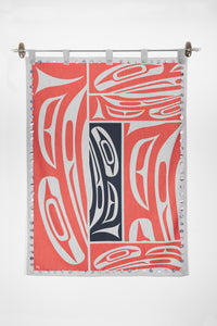 Spirit Blanket - Dynamic Raven with Shell Buttons