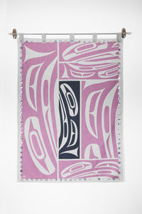 Spirit Blanket - Dynamic Raven with Shell Buttons
