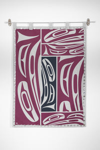 Spirit Blanket - Dynamic Raven with Shell Buttons