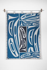 Spirit Blanket - Dynamic Raven with Shell Buttons