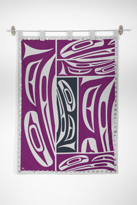 Spirit Blanket - Dynamic Raven with Shell Buttons