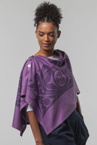 Chloe Angus Design Spirit Wrap with Eternal Connection print by Gerry Sheena