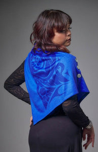 Chloe Angus Design Spirit Wrap with Eternal Connection print by Gerry Sheena