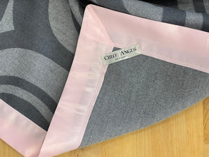 Chloe Angus Design Baby Blanket with Modern print by Clarence Mills