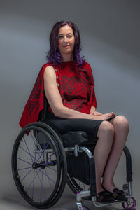Chloe Angus Design Spirit Wrap with Eternal Connection print by Gerry Sheena